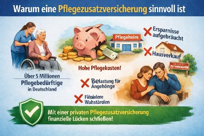 Pflegelücke und Kosten im Pflegefall